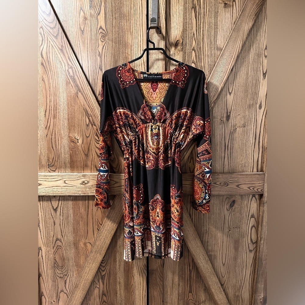 COCO & TASHI long sleeve dress M